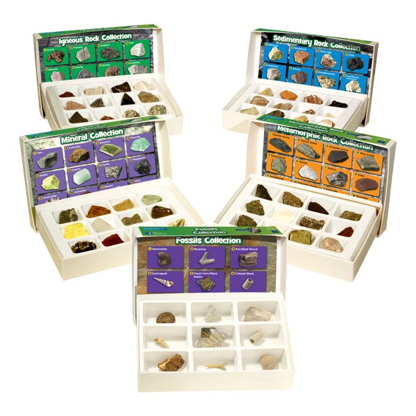Complete Rock, Mineral & Fossil Collection